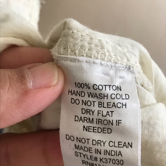 NWT Cream and Pink Top Size S - Picture 6 of 6